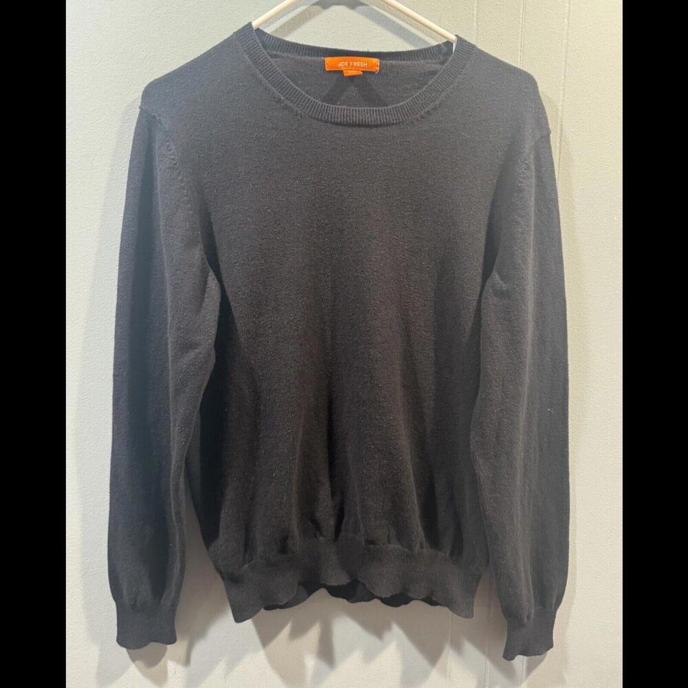 Mens Jor Fresh Gray Crewneck Sweater, Size Medium Casual or Dress Look Good.
